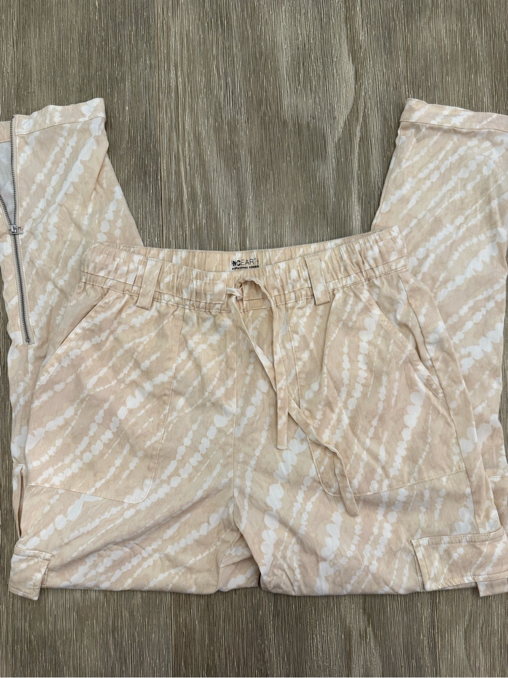 INC Tie-Dye Drawstring utility Cargo Pants joggers - medium